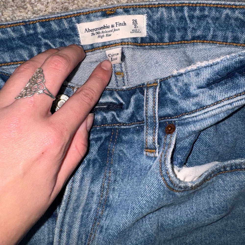 Abercrombie & Fitch Blue High Rise Jeans Classic Style